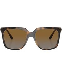 Vogue Eyewear - Tortoiseshell-Effect Square-Frame Sunglasses - Lyst