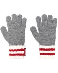 DSquared² - Guantes largos a rayas - Lyst
