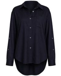 Citizens of Humanity - Kayla Chest-Pocket Curved-Hem Shirt - Lyst