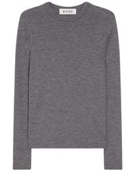 Rohe - Fine-Knit Long-Sleeved T-Shirt - Lyst