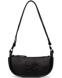 KARL LAGERFELD - Logo-Patch Crossbody Bag - Lyst