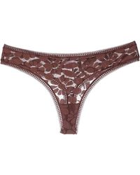 Eres - Tanga Floral-lace Thong - Lyst