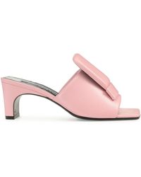 Sergio Rossi - Sr1 Leather Heeled Sandals - Lyst