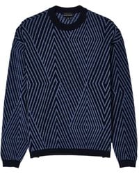 Emporio Armani - Round Neck Sweater - Lyst