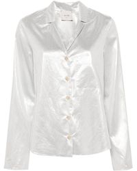 Alysi - Notched-collar Button-up Shirt - Lyst