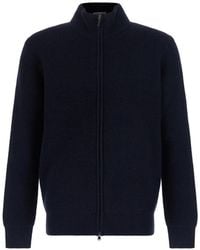 Kangra - Zip-Up Merino Wool Cardigan - Lyst