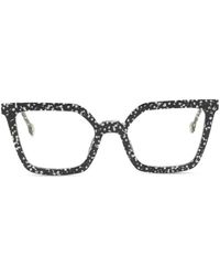 L.A. EYEWORKS - Hersh Bril Met Geometrisch Montuur - Lyst