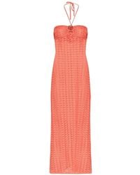 Melissa Odabash - Harriet Halterneck Maxi Dress - Lyst