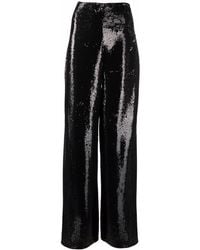 Philipp Plein - Embellished Wide-leg Trousers - Lyst