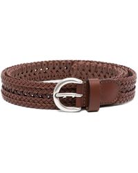 Etro - Woven Leather Belt - Lyst