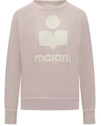 Isabel Marant - Sweatshirt mit Logo-Print - Lyst