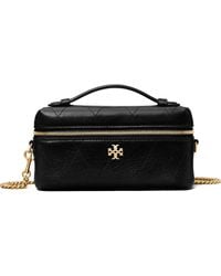 Tory Burch - Charlie Quilted Leather Mini Bag - Lyst
