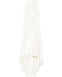 Leen Mougrhabi - Fleur Bow-Detail A-Line Maxi Dress - Lyst