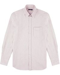 Glanshirt - Striped Oxford Cotton Shirt - Lyst