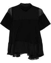 Sacai - Layered-Design Blouse - Lyst
