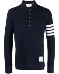 Thom Browne - 4-Bar Stripe 2003-Print Polo Shirt - Lyst