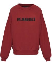 Palm Angels - Palm Hills Logo-Print Sweatshirt - Lyst