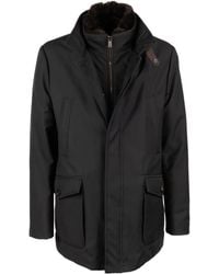 Moorer - Fur-Collar Jacket - Lyst