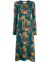 La DoubleJ Midi-jurk - Blauw