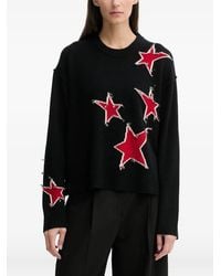 Zadig & Voltaire - Markuz Star-Motif Sweater - Lyst