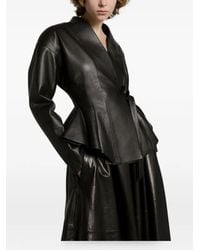 Alberta Ferretti - Elasticated-Waistband Panelled Midi Skirt - Lyst