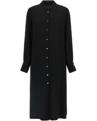 Max Mara - Vestido camisero midi con botones - Lyst