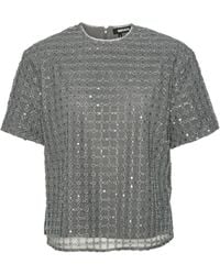 ROTATE BIRGER CHRISTENSEN - Beaded T-Shirt - Lyst