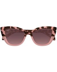 Maui Jim - Blossom Tortoiseshell Cat-Eye Sunglasses - Lyst