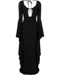 GIUSEPPE DI MORABITO - Draped Long-Sleeve Maxi Dress - Lyst
