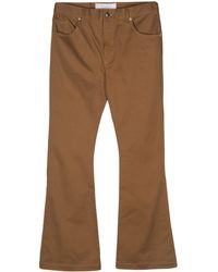 Societe Anonyme - Le Flaire Logo-patch Trousers - Lyst