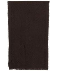 Tagliatore - Logo-Jacquard Fringed Scarf - Lyst