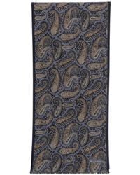 Kiton - Sciarpa Con Stampa Paisley - Lyst