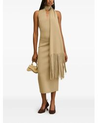 Cult Gaia - Caia Halterneck Midi Dress - Lyst