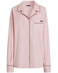 Dolce & Gabbana - Dolce & Gabbana Striped Shirt - Lyst