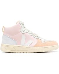 Veja - V-15 Leather Sneakers - Lyst