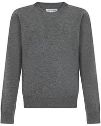 Comme des Garçons - Fine-Knit Crew-Neck Sweater - Lyst