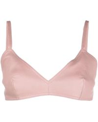 The Mannei - Sierra Leather Cropped Tank Top - Lyst