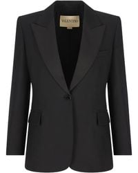Valentino Garavani - Single-Breasted Blazer - Lyst
