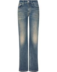 Moschino - Five Pockets Flared Jeans - Lyst