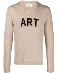 Zadig & Voltaire - Intarsia-knit Ripped Jumper - Lyst