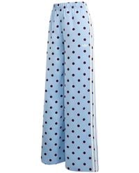 adidas - Polka-Dot Satin Track Pants - Lyst