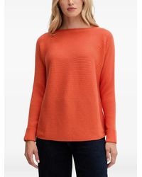 Benetton - Ribbed-Knit Boat-Neck Sweater - Lyst