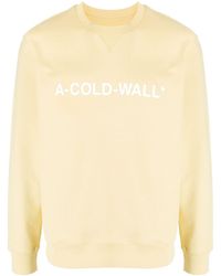 A_COLD_WALL* - Sweatshirt mit Logo-Print - Lyst