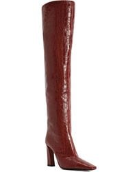 Giuseppe Zanotti - 90Mm Crocodile-Embossed Knee-High Boots - Lyst