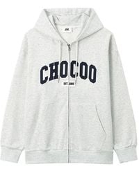 Chocoolate - Logo-Patch Zip-Up Hoodie - Lyst