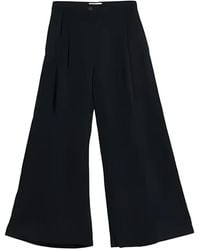 GANT - Pleated Palazzo Pants - Lyst