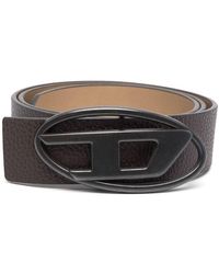DIESEL - 1dr Logo-buckle Leather Belt - Lyst