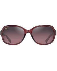 Maui Jim - Hiluhilu Square-Frame Sunglasses - Lyst
