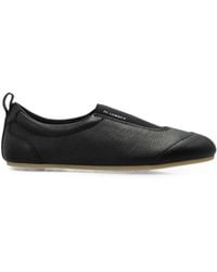 Jil Sander - Etage Grainy Leather Slip-On Sneakers - Lyst