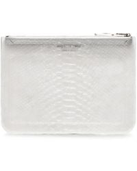 Comme des Garçons - Snakeskin-Effect Wallet - Lyst